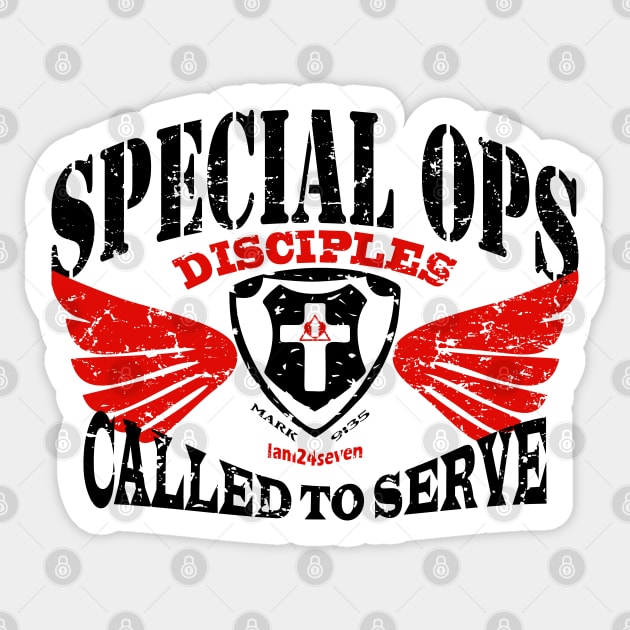 SPECIAL OPS DISCIPLES Sticker by ejsulu